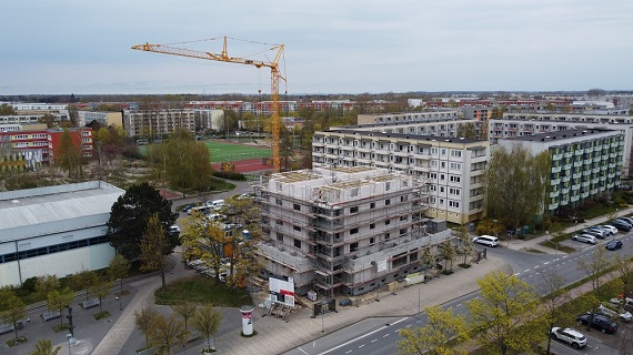 Neubau Hochhaus in Greifswald Wiecker Wende Neubau Hochhaus in Greifswald Wiecker Wende
